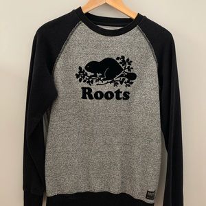 Roots crew neck sweat shirt